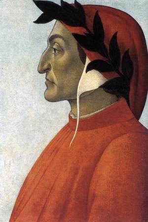 Sandro Botticelli (Alessandro Filipepi) - Portrait of Dante c. 1495