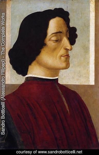 Sandro Botticelli (Alessandro Filipepi) - Portrait of Giuliano de' Medici c. 1475