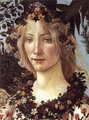 Sandro Botticelli (Alessandro Filipepi) - Primavera (detail 3) c. 1482