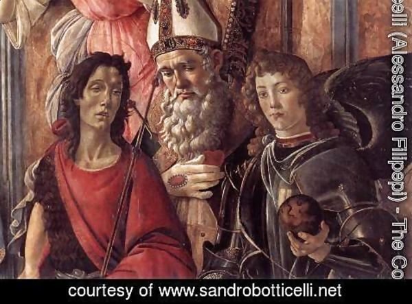 Sandro Botticelli (Alessandro Filipepi) - San Barnaba Altarpiece (detail 1) c. 1488