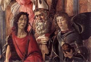 Sandro Botticelli (Alessandro Filipepi) - San Barnaba Altarpiece (detail 1) c. 1488