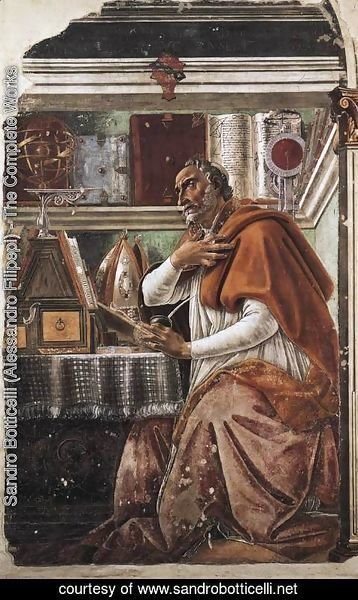 Sandro Botticelli (Alessandro Filipepi) - St Augustine 1480