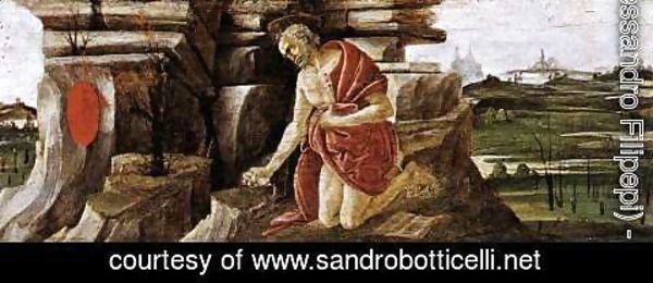 Sandro Botticelli (Alessandro Filipepi) - St Jerome in Penitence 1490-92