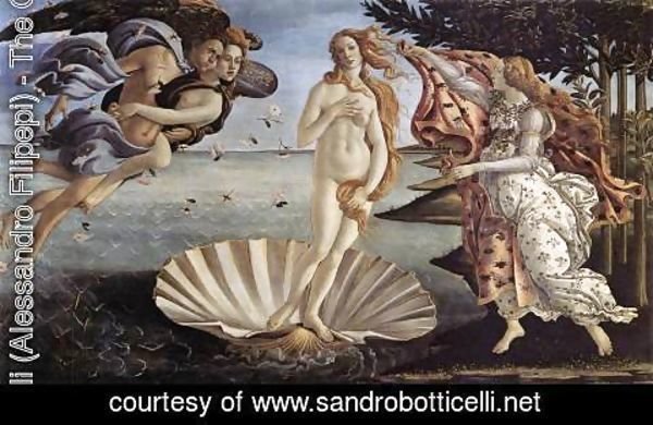 Sandro Botticelli (Alessandro Filipepi) - The Birth of Venus c. 1485