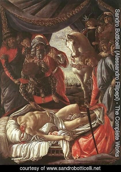 Sandro Botticelli (Alessandro Filipepi) - The Discovery of the Murder of Holofernes c. 1472