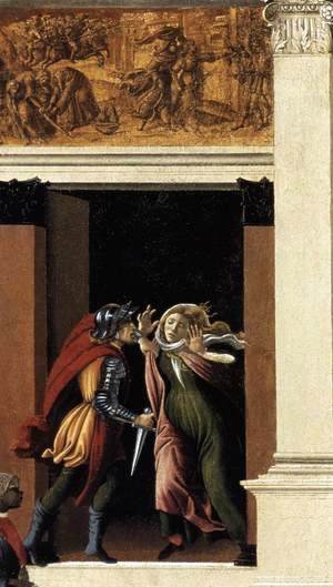 Sandro Botticelli (Alessandro Filipepi) - The Story of Lucretia (detail 1) 1496-1504