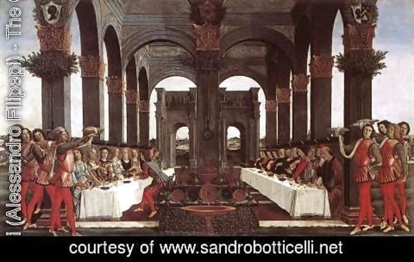 Sandro Botticelli (Alessandro Filipepi) - The Story of Nastagio degli Onesti (forth episode) c. 1483