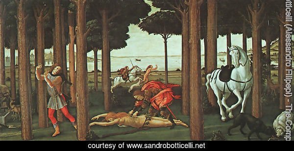 The Story of Nastagio degli Onesti (second episode) c. 1483