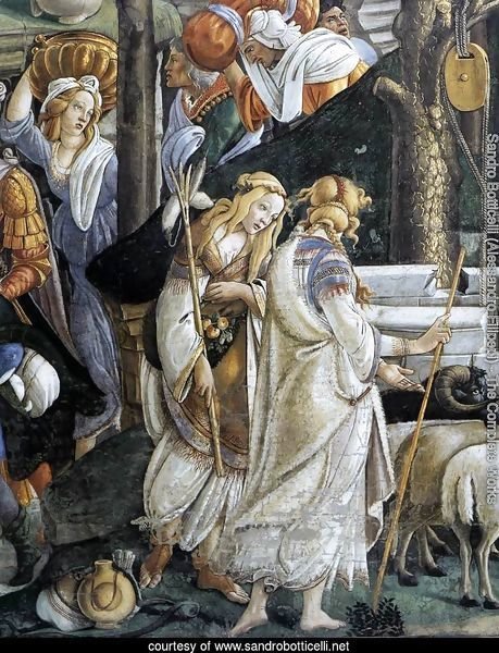The Trials and Calling of Moses (detail 1) 1481-82
