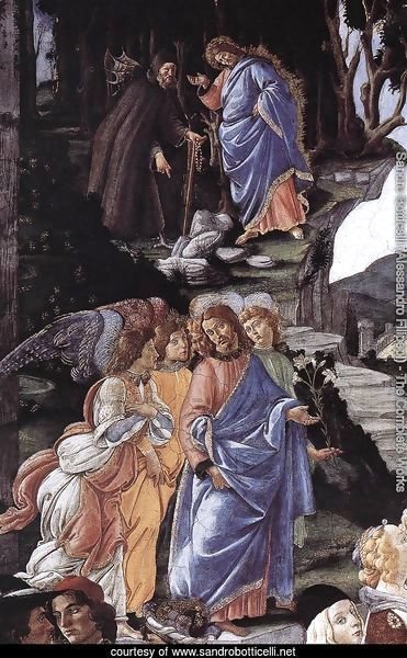 Three Temptations of Christ (detail 1) 1481-82