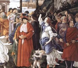 Three Temptations of Christ (detail 3) 1481-82