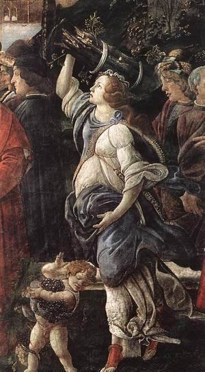 Sandro Botticelli (Alessandro Filipepi) - Three Temptations of Christ (detail 4) 1481-82