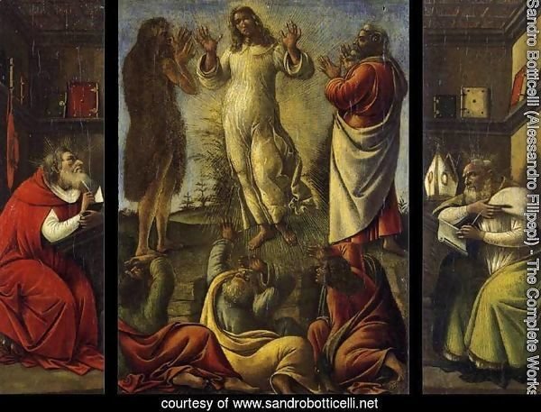 Transfiguration, St Jerome, St Augustine c. 1500