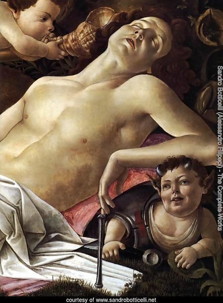 Venus and Mars (detail) c. 1483