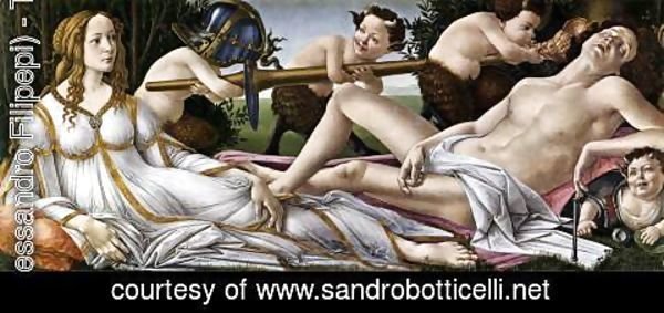 Sandro Botticelli (Alessandro Filipepi) - Venus and Mars c. 1483
