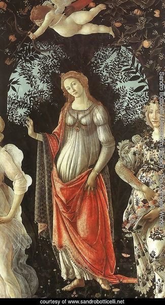 Primavera (detail 2) c. 1482