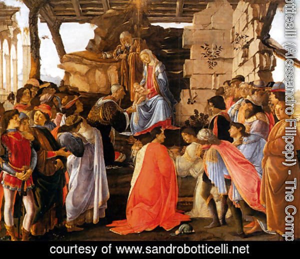 Sandro Botticelli (Alessandro Filipepi) - Adoration of the Magi (Adorazione dei Magi)